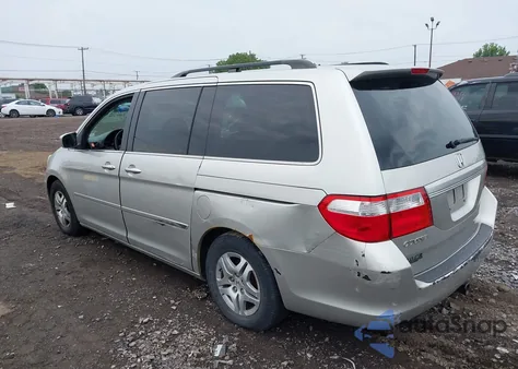 2007 Honda Odyssey Ex z USA, uszkodzony, nr VIN 5FNRL38407B439105